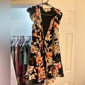Miami Floral Wrap Dress